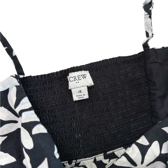 J.Crew Tie Front Cutout Smocked Back Dress Size 4 - Picture 12 of 17